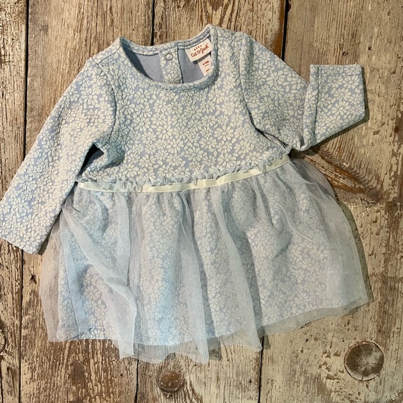 Cat & Jack Blue Flower Dress - Picture 1 of 4